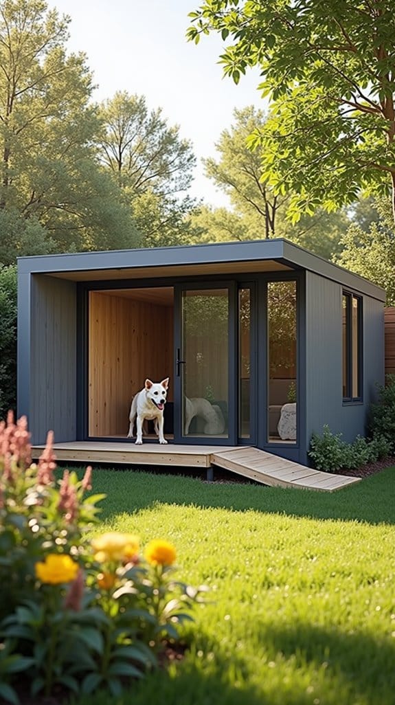 stylish dog house design
