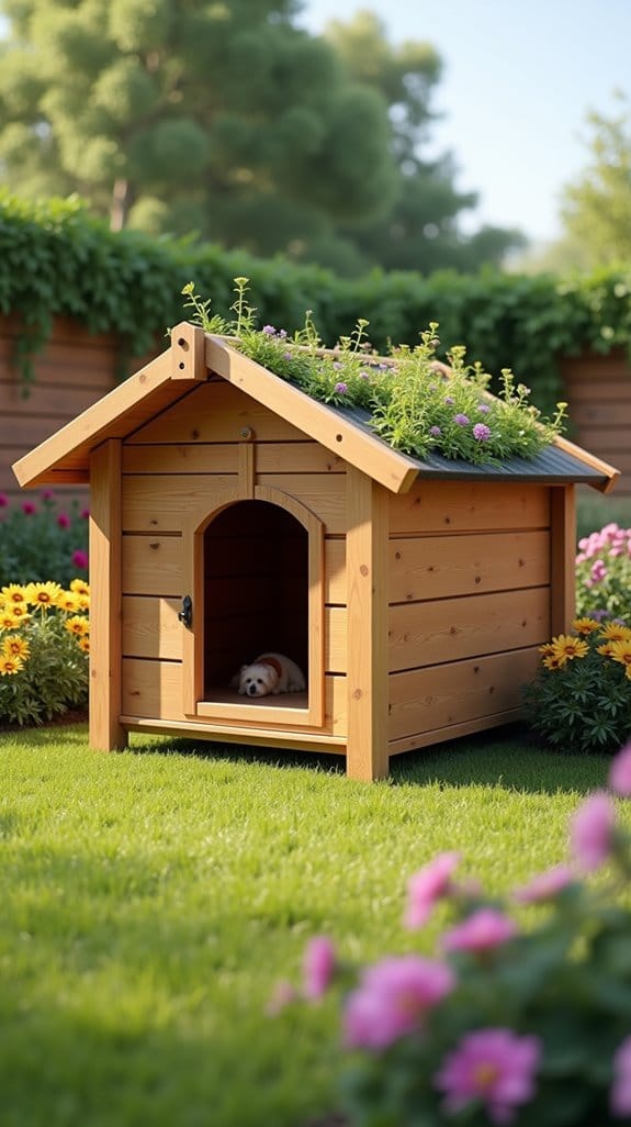 stylish dog houses gardens