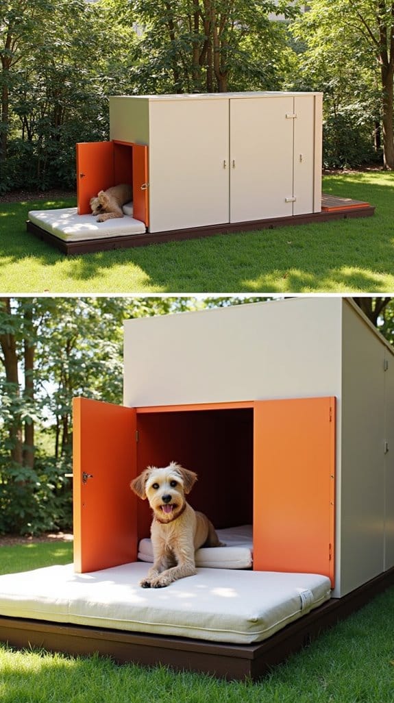 stylish modern dog house