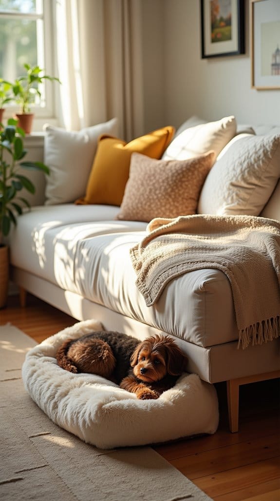 stylish pet daybeds with cushions