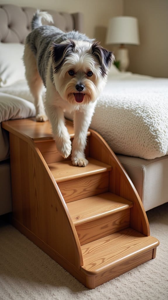 timeless wooden dog ramps