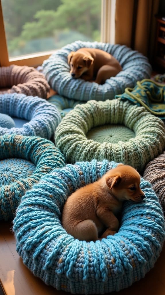 upcycle materials for dog beds